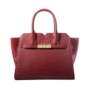 红色婚包包包女2024新款大容量大气妈妈包结婚鳄鱼纹妈妈斜挎包