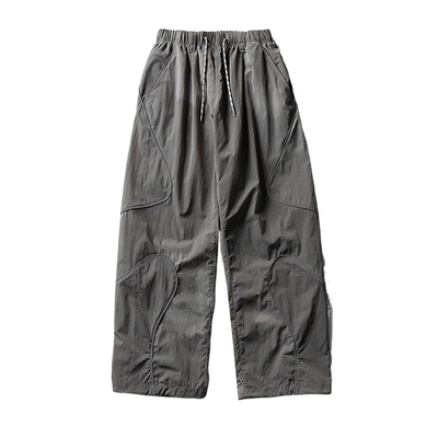 户外运动反光条工装裤冲锋裤男女