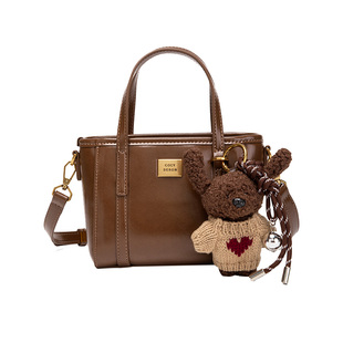 菜篮子水桶包包女式2026新款春季通勤手提包小拎包百搭单肩斜挎包