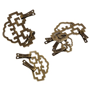 中式仿古装饰挂勾画框匾额铜挂钩古画钩画托装饰牌匾相框五金配件