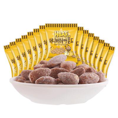 网红巴旦蜂蜜黄油扁桃仁HBAF