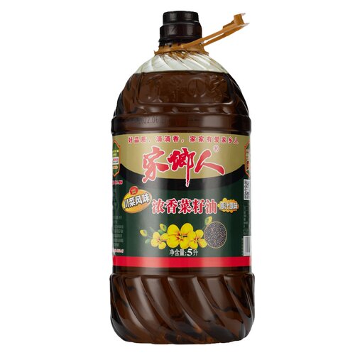家乡人炒菜浓香菜籽油5L 家用食用湘菜川菜 粮油食用油植物油菜油