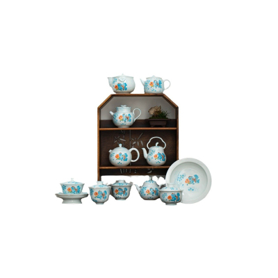 JOJO'SLIFEPD盖碗釉下彩手绘