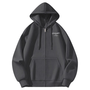 【敖瑞鹏代言】GENIOLAMODE重磅卫衣男款加绒加厚连帽美式上衣女