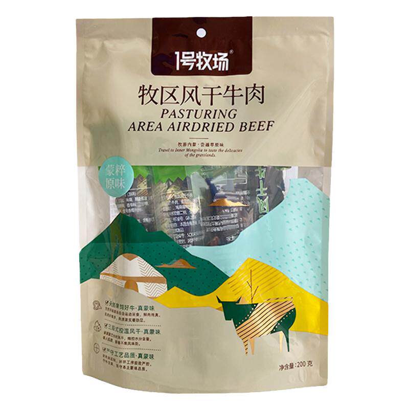 1号牧场超风干牛肉内蒙特产零食