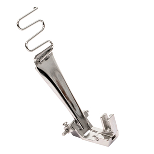 砍车链式3800双针机可调节织带贴条压脚 贴条拉筒 双针链条