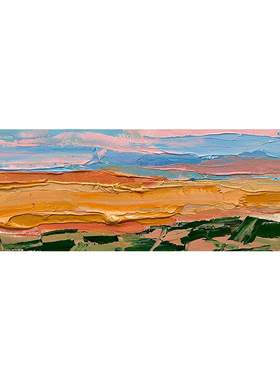 YASAN轻奢风抽象横版肌理油画