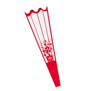 大号单支玫瑰花包装袋一支康乃馨塑料透明装花袋子鲜花包装纸材料