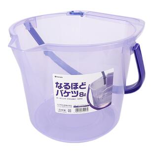 inomata日本进口手提水桶塑料收纳桶家务清洁用具洗车钓鱼装水桶