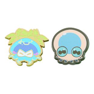 喷射战士3周边金属徽章amiibo胸针饰品痛包挂摆件饰品新年礼物diy