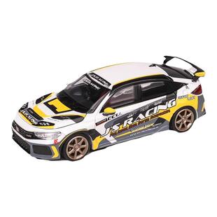 本田Civic思域11代 Type-R FL5 MH 1:64 Racing改装 合金开盖车模