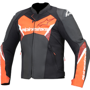 a星摩托车骑行皮衣FASTER V3防摔皮夹克牛皮机车服赛道摩托车服男