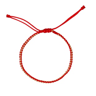 SKY品牌约2.5mm抽拉式手绳新年幸运绳手工编织红绳可自由调节穿珠