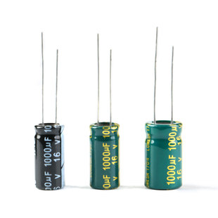 直插电解电容 16V 1000uF ±20% 体积8*16 10*17MM 高频 20只