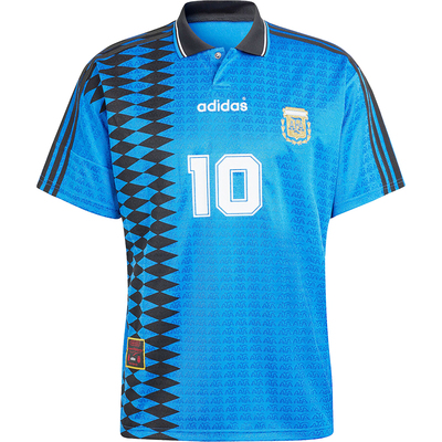 Adidas/阿迪达斯正品新款男士翻领阿根廷队休闲足球衣IS0266
