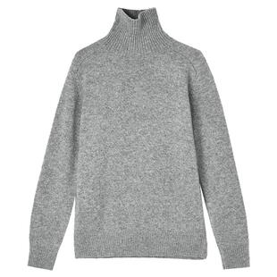 Outlets专柜撤柜正品 HZ冬装2025新款弹力修身舒适羊毛纯色毛衣女