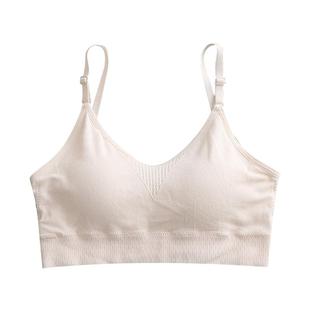 秋冬乳胶感运动内衣女童学生初中生高中生少女发育期抹胸吊带背心
