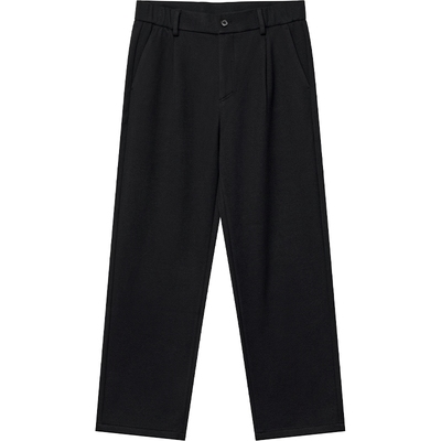 JDV商场同款男士黑色宽松休闲裤