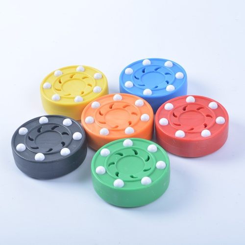 轮滑球陆地成人儿童直球饼饼旱专业扁轮滑冰球排地球曲棍球圆球球