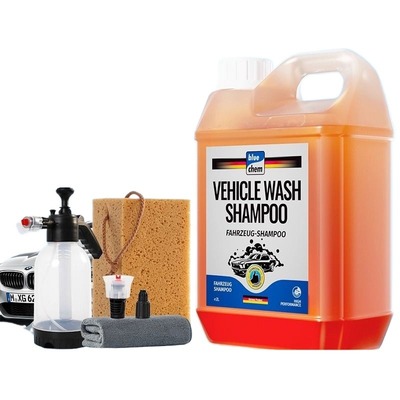 德国蓝海豚洗车液水蜡高泡沫清洗剂黑白车专用汽车免擦拭强力去污