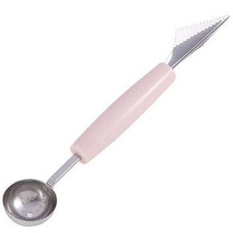 两用雕花切果挖取果肉挖球勺