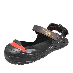 泰克访客防砸鞋套轻便铝钛合金劳保鞋头防滑橡胶底安全鞋套鞍琸宜