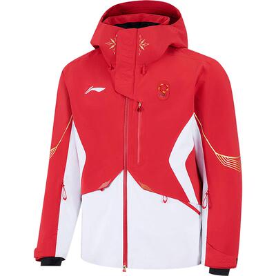 李宁连帽女室外领奖服(棉服)