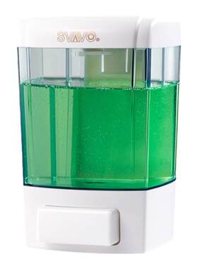 瑞沃洗手液挂壁器手动按压皂液器