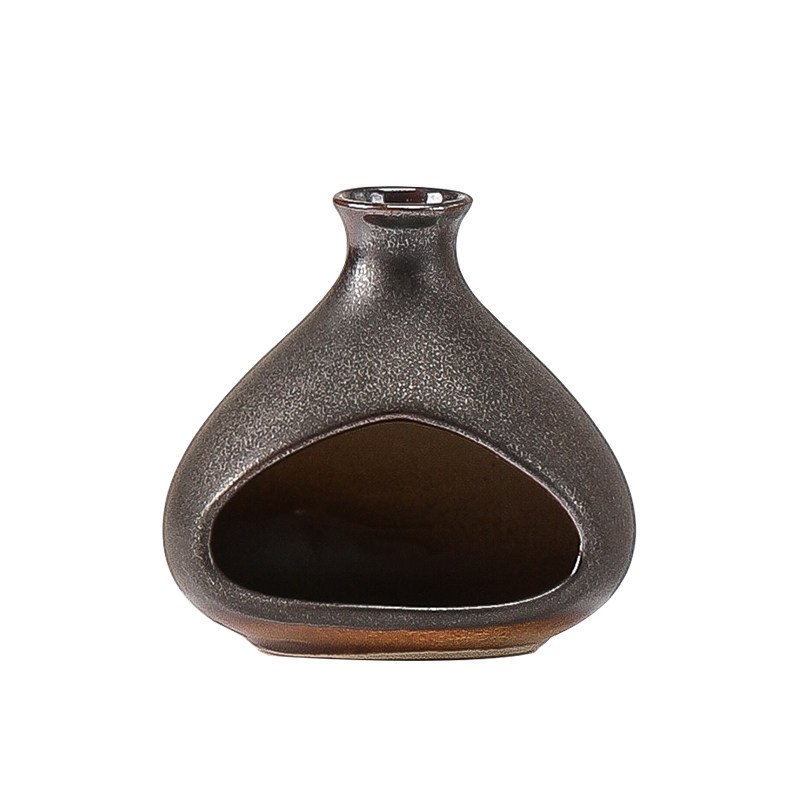 复古陶瓷香薰炉家用室内迷你燃烧炉创意造型装饰摆件