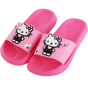 hellokitty儿童凉拖鞋女童夏季凯蒂猫家居防滑软底拖鞋小女孩通盈