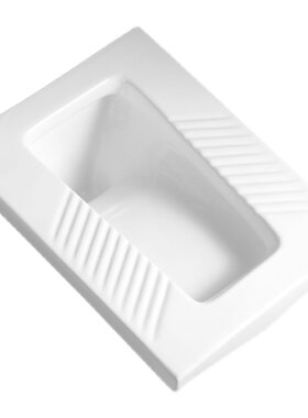 陶瓷蹲便器蹲坑式家用厕所便盆防臭大便器水箱整套装卫生间蹲便池