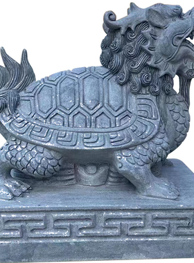 石雕动物龙龟雕塑庭院装饰