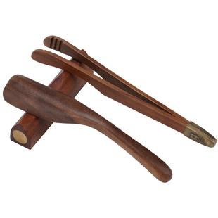 榜盛胡桃木茶匙茶勺茶铲单只挖茶叶专用工具茶则量勺高档取茶勺子