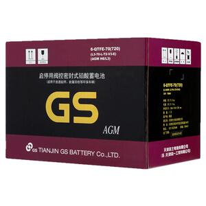 GS杰士蓄电池AGM80启停适配奔驰GLC/CLA/GLA/C200L/GLK260/E300L