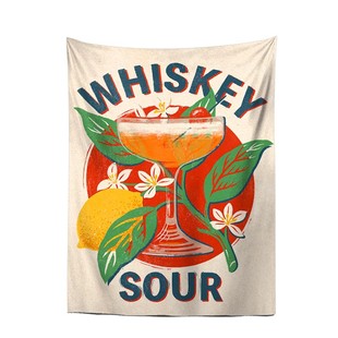 门布遮挡挂布免打孔清吧酒吧静吧Ktv背景墙啤酒节装饰墙布挂布ins