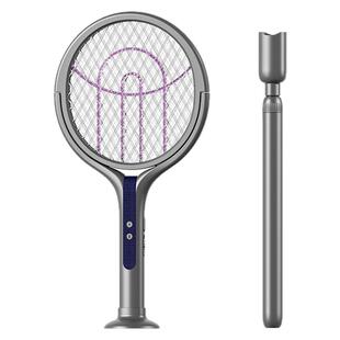 加长电蚊拍二合一可伸缩充电式小飞虫苍蝇灭蚊灯诱蚊家用usb充电