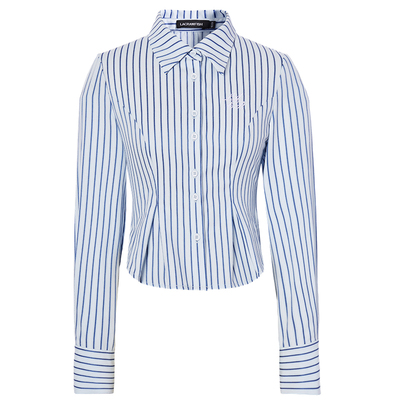 LACRAWFISH学院风条纹衬衫