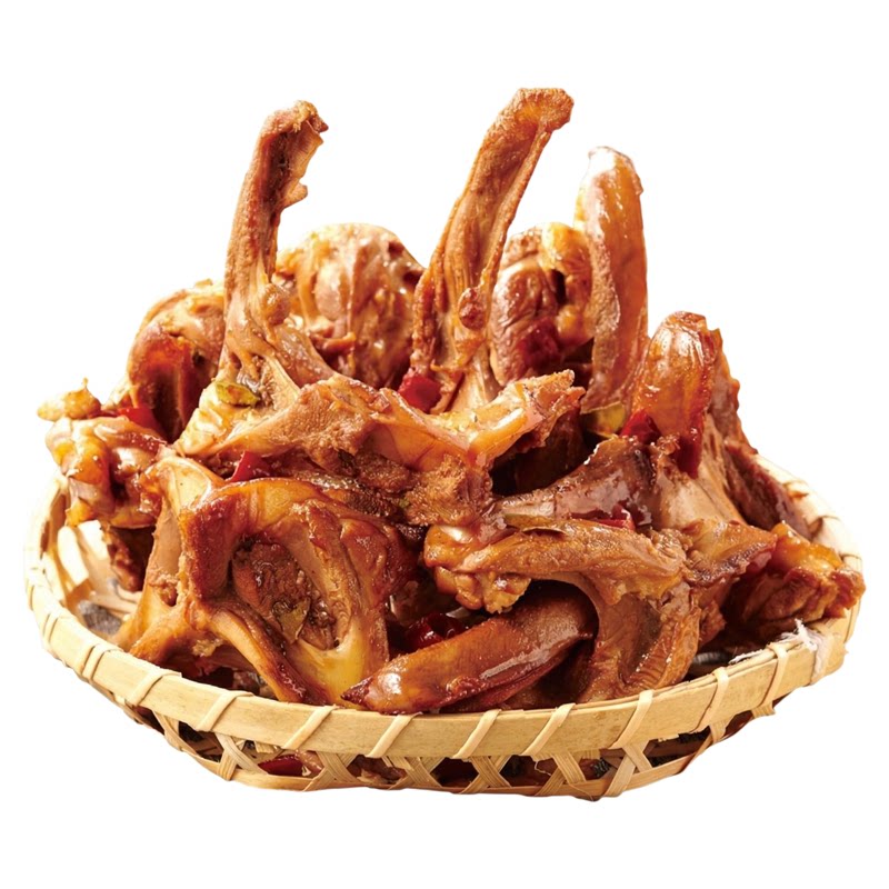 久久丫甜辣风味鸭锁骨辣的过瘾