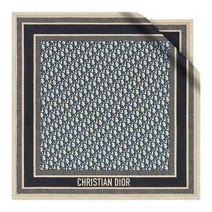 自营欧洲直邮DIOR迪奥22款女士真丝头巾围巾丝巾 15DOB070I600