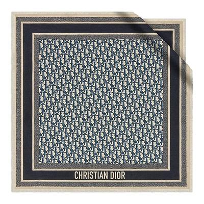 自营欧洲直邮DIOR迪奥22款女士真丝头巾围巾丝巾 15DOB070I600