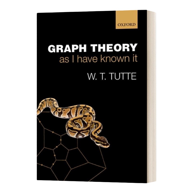正如我所知道的图论 英文原版 Graph Theory As I Have Known It 英文版 进口英语原版书籍