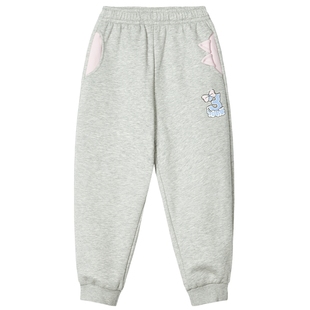 【商场同款】361°童装女童针织加厚长裤2025年冬季新款小童裤子