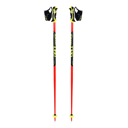 LEKI26款儿童青少男女双板滑雪杖竞技小回转铝合金直杖WCR SL 3D