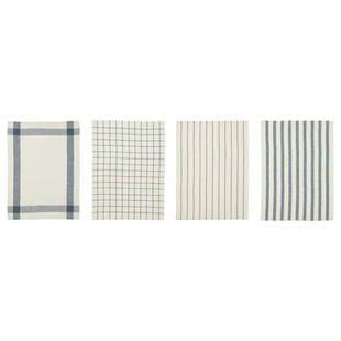 IKEA宜家 林妮格 厨房用巾4件套抹布毛巾吸水强北欧简约国内代购