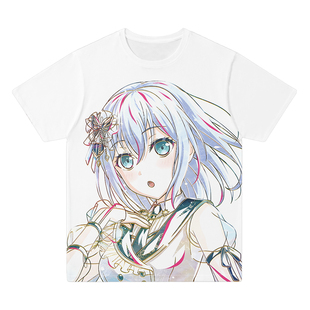 BanG Dream RAISE A SUILEN 朝日六花 佐藤益木 短袖T恤RAS痛衣服