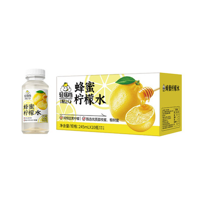 轻上蜂蜜柠檬水饮料0脂含柠檬汁nfc饮料整箱夏日解腻补水饮料小瓶