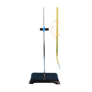 凝科实验室玻璃滴定管架 白玉大理石滴定台 不锈钢滴定台含蝴蝶夹