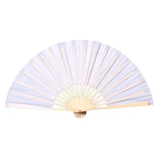 回马枪舞蹈古风折扇响扇中国风扇子舞蹈专用纯白纯黑纸扇舞蹈道具