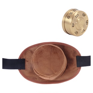 耳部全铜铜盒艾灸盒温灸罐 耳鸣偏头痛耳罩艾灸器具 头部随身灸