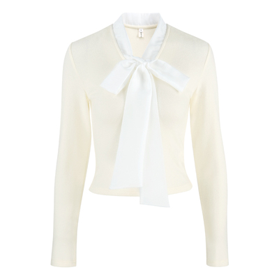 v领长袖打底衫韩语琳针织衫上衣